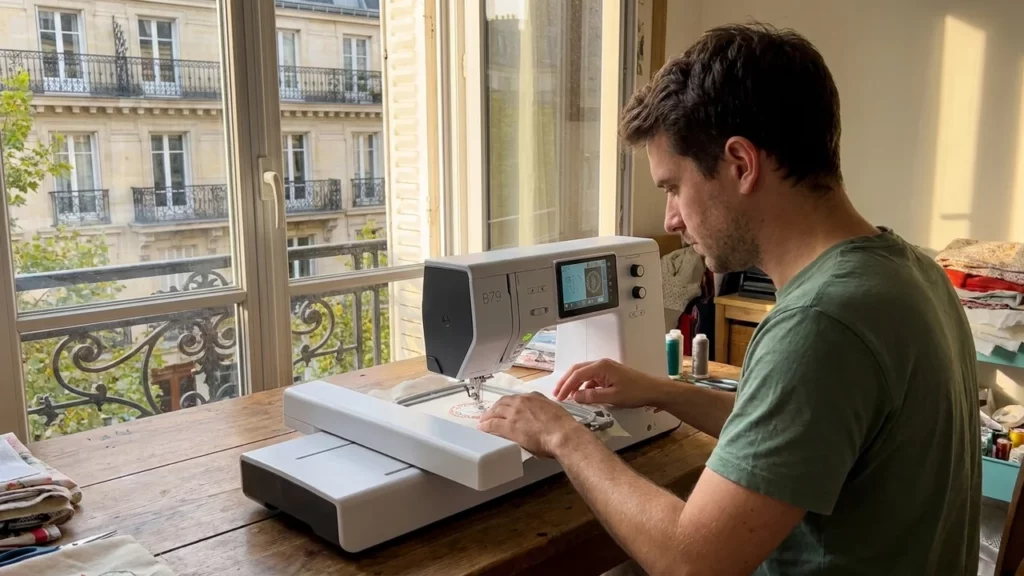 Tobias Lindner teste Bernina Bernette B79 Näh- und Stickmaschine: Ausführlicher Test und Bewertung