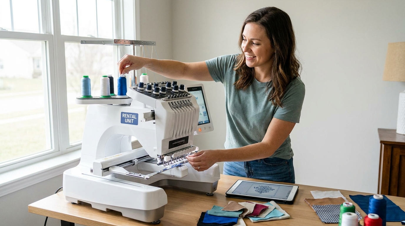 Stickmaschine mieten oder kaufen: Was lohnt sich wirklich?