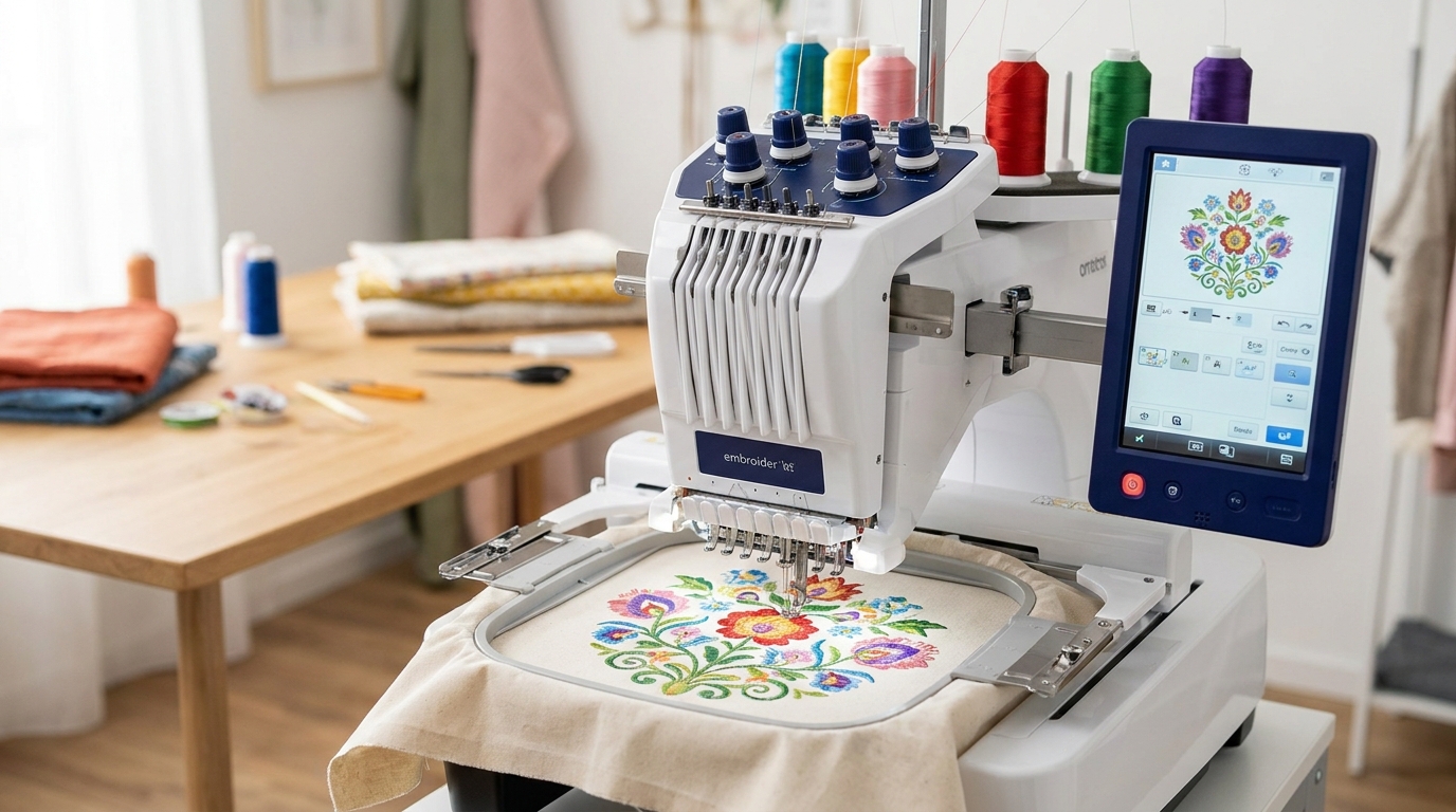 Wie funktioniert eine Stickmaschine? Technik einfach erklärt