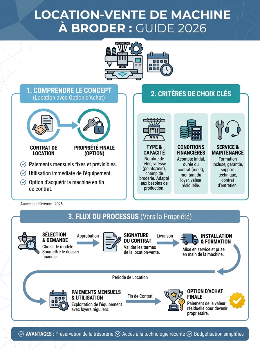 Infographie stickmaschine mietkauf