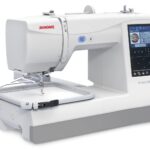 Janome Memory Craft 100E: Vollständige Bewertung der reinen Stickmaschine