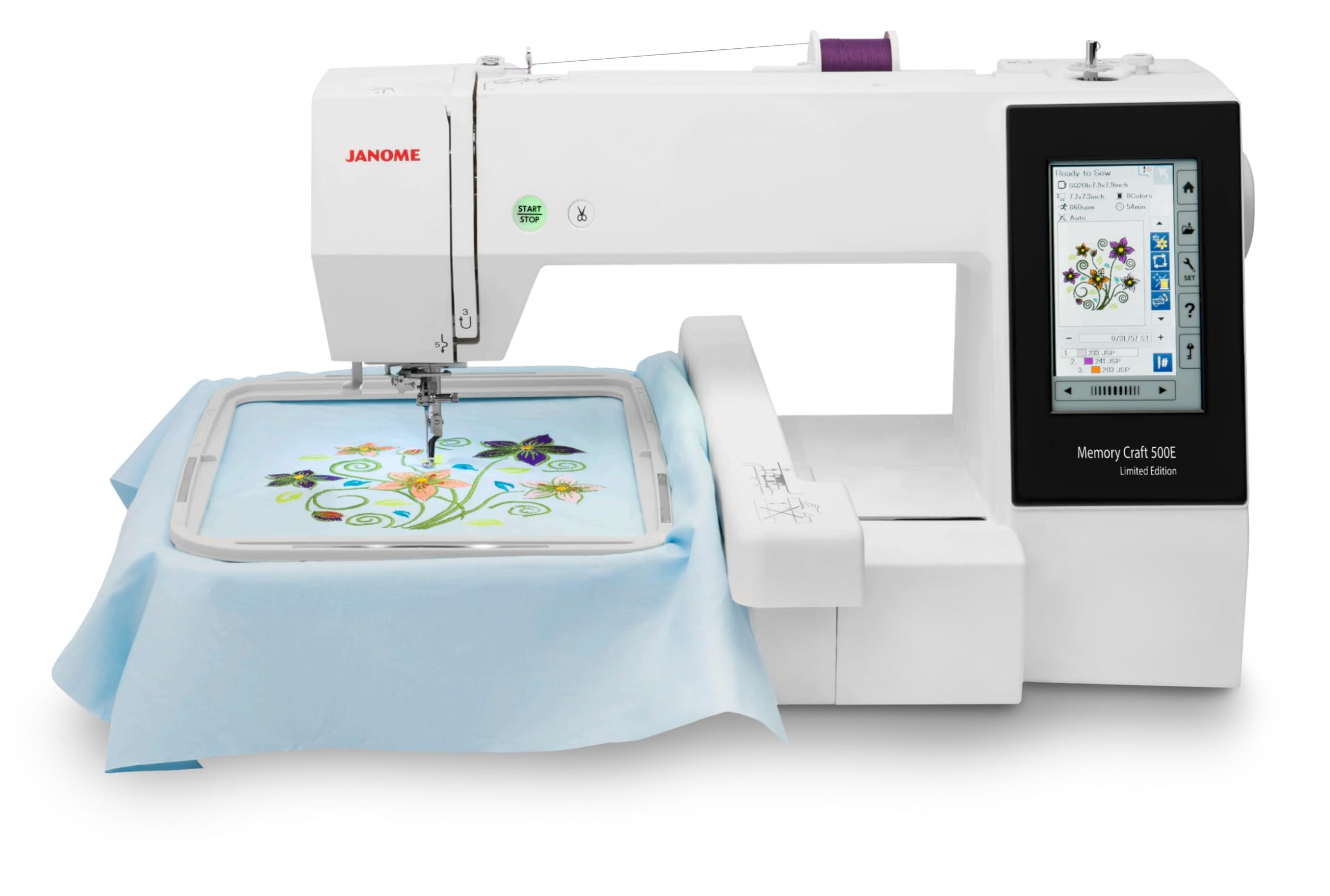 Janome Memory Craft 500e LE Stickmaschine: Ausführlicher Test und Bewertung