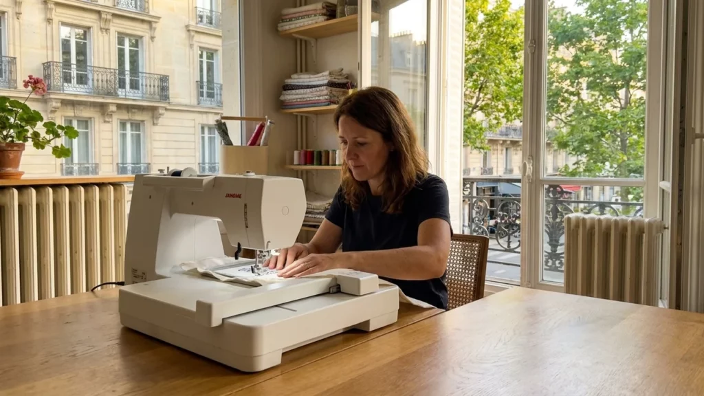 Florian Wenger teste Janome Memory Craft 550e: Ausführliche Bewertung und Test