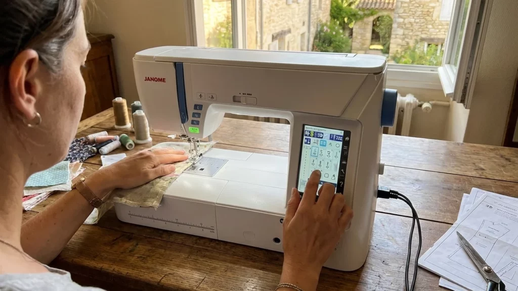 Tobias Lindner teste Janome SKYLINE S9: Vollständige Bewertung der Näh- und Stickmaschine