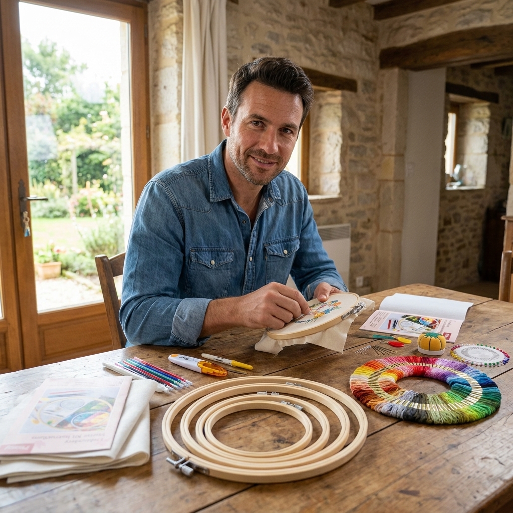 Jonas Brunner teste le Pllieay Stickerei Set