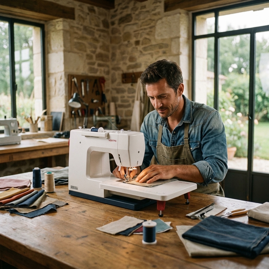 Jonas Brunner testet die VERITAS Power Stitch 32 Titan I 32 Stichmuster I Einstellbar…