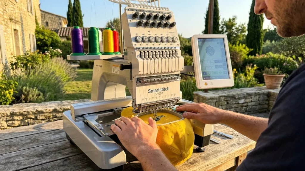 Katharina Vogt teste Smartstitch S-1001 Stickmaschine mit 10 Nadeln: Vollständige Bewertung